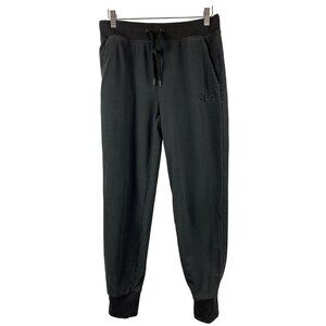 Fila Mens Jogger Sweatpants Black Cotton Blend Size S
